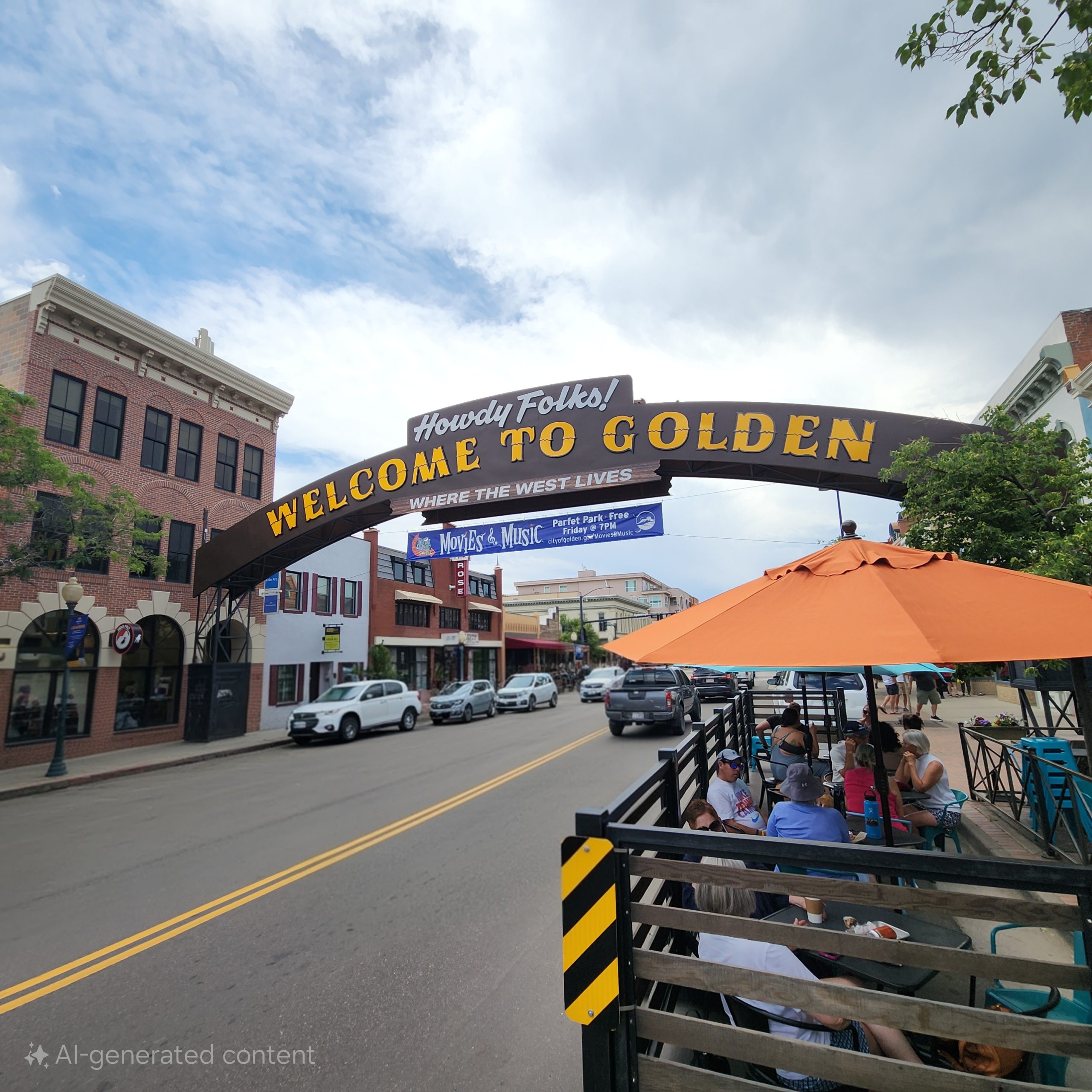 Golden, Colorado Main Street view