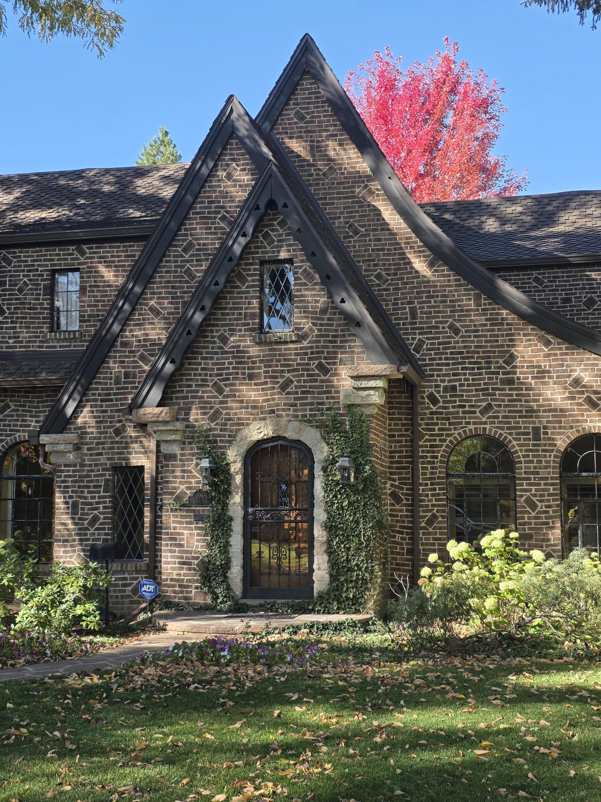 Updated Denver Tudor home blending historic Park Hill architecture with modern renovation design element